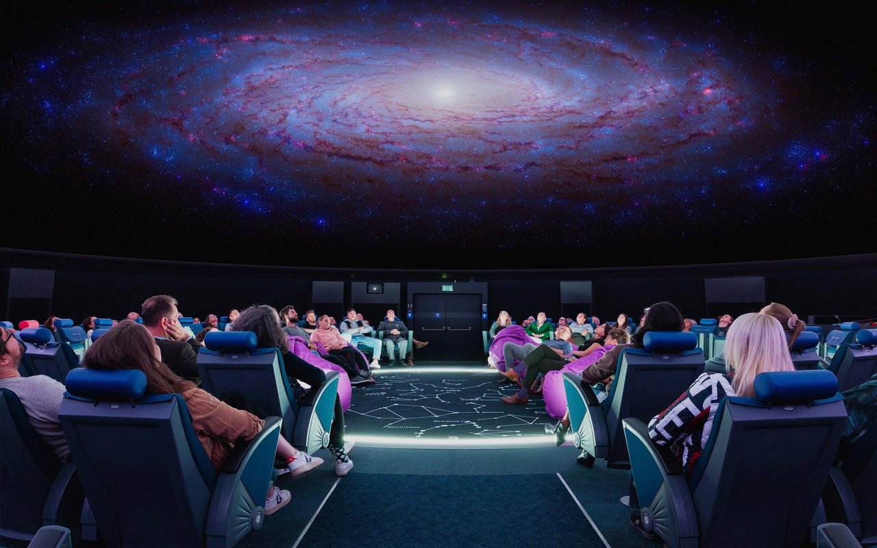 Das Planetarium im Verkehrshaus gibt Aufschluss über Phänomene im All.  