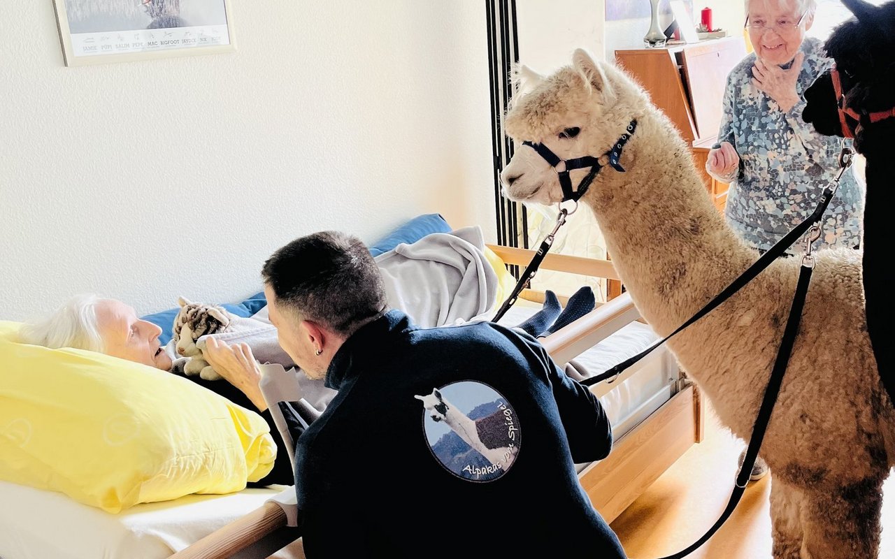 Wunder geschehen: Eine Bewohnerin findet erstmals seit langem Worte.
