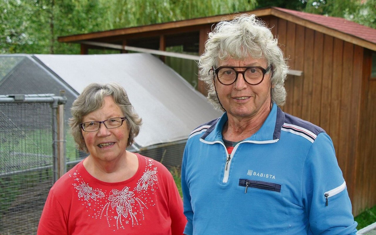 Beatrice und Walter Gloor sind leidenschaftliche Geflügelzüchter. 