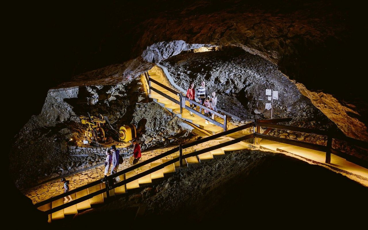 Im Waadtländer Chablais liegt die Salzmine von Bex 1,6 Kilometer tief im Berg.