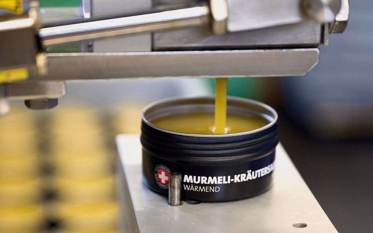Unter seinem Fell hat das Murmeltier eine dicke Schicht Fett mit Substanzen, die eine Wirkung wie Cortison haben. Deshalb hilft  die Salbe von Puralpina mit dem Murmeltieröl gegen verschiedene Gelenks- und Muskelschmerzen.